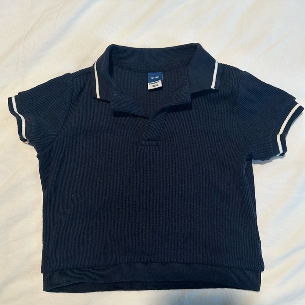 Blue Old Navy Kids Polo 12-18 months